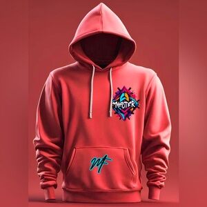 Red master fashion hoodie